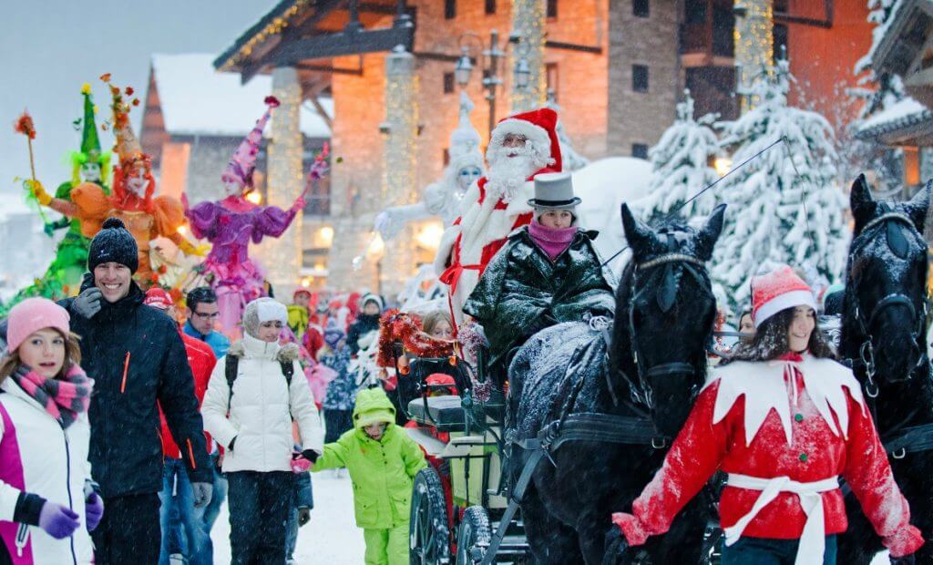 Christmas season in Val d'Isere