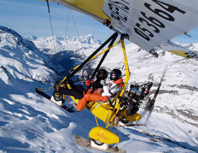 paragliding in Espace Killy