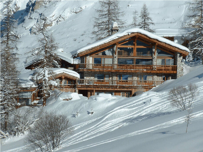 Le Chardon mountain lodge in Val d'Isere